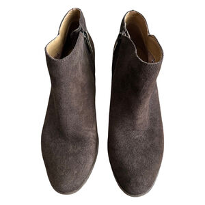 Women's Lucky Brand Brown Suede Ankle Boots & Booties Size 7.5
